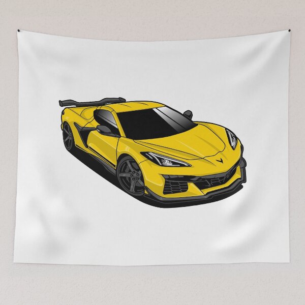 Item preview, Chevrolet Corvette Z06 Yellow designed and sold by vektoranda.