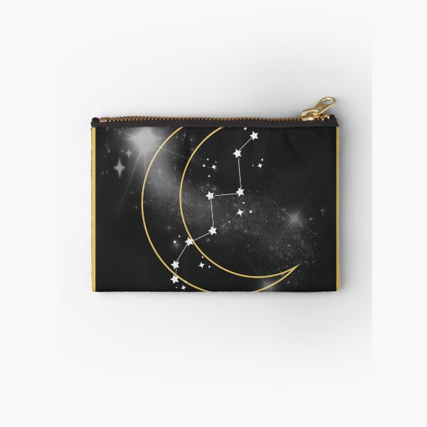 Item preview, Crescent Moon and Constellation | Luxury Minimalist Gold Celestial Style Print designed and sold by Diseño que alegran tu día.