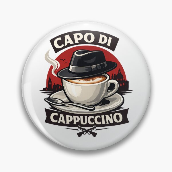 Item preview, Capo di Cappuccino – Mafia coffee cup with fedora designed and sold by tellergrimes.