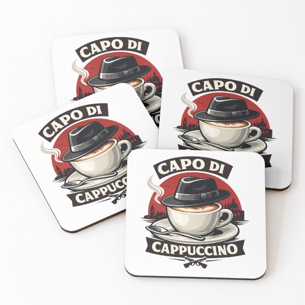 Item preview, Capo di Cappuccino – Mafia coffee cup with fedora designed and sold by tellergrimes.