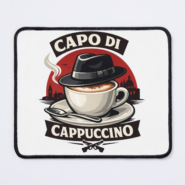 Item preview, Capo di Cappuccino – Mafia coffee cup with fedora designed and sold by tellergrimes.