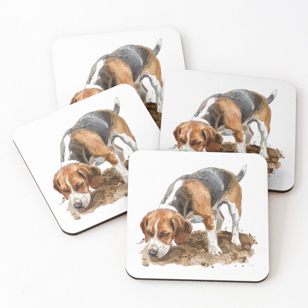 Item preview, Beagle Dog | Cute Puppy Aesthetic Art designed and sold by Mandayartstudio.