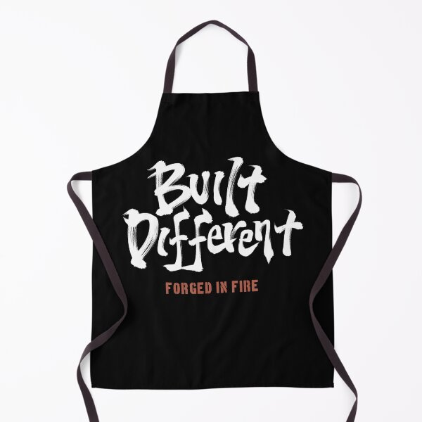 Item preview, Built Different - Forged In Fire Japanese Calligraphy Typography designed and sold by Necokite.