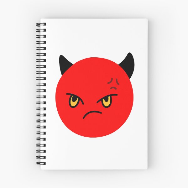 Item preview, Angry Devil Face Minimalist Hand Drawn Doodle designed and sold by somimalikkk.