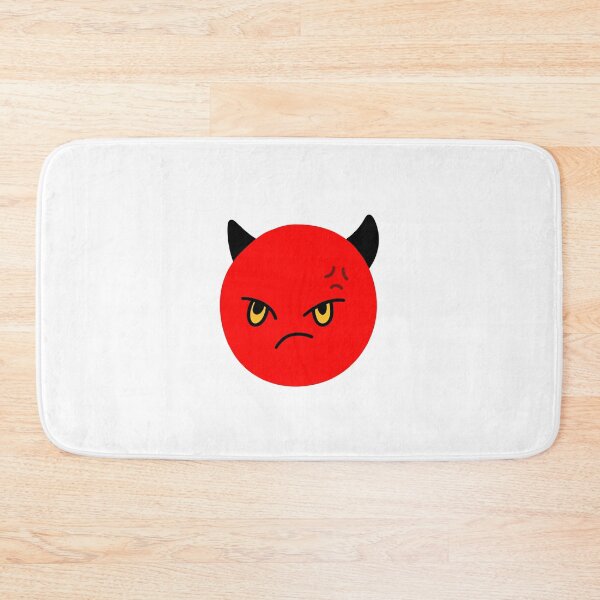 Item preview, Angry Devil Face Minimalist Hand Drawn Doodle designed and sold by somimalikkk.