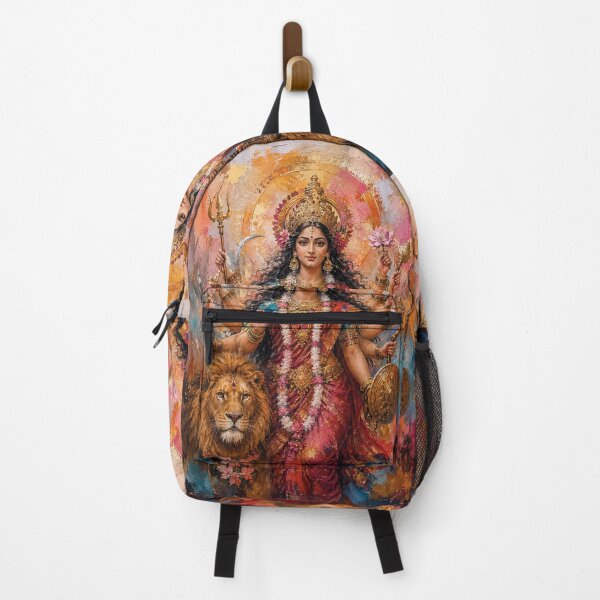 Item preview, Hindu Goddess Durga painting designed and sold by GalleryKauffeld.