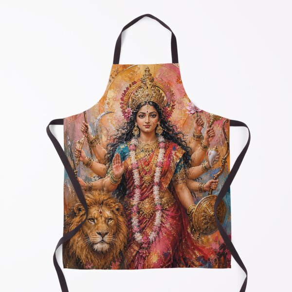 Item preview, Hindu Goddess Durga painting designed and sold by GalleryKauffeld.