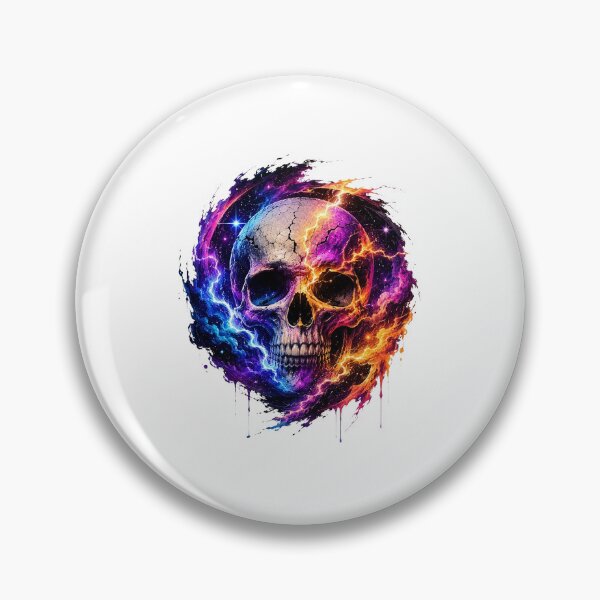 Item preview, Colorful Skull Design designed and sold by yanisdnz.