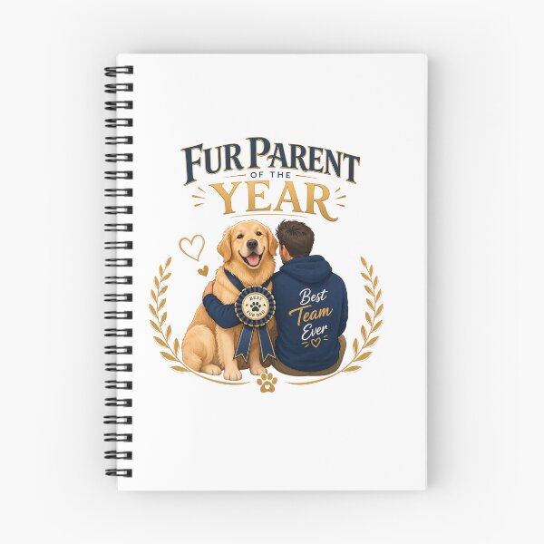 Item preview, Fur Parent of the Year Golden Retriever Dog Dad T-Shirt designed and sold by Ashley critters.