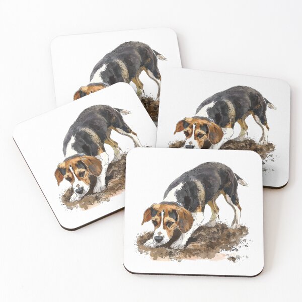 Item preview, Beagle Dog | Cute Puppy Aesthetic Art designed and sold by Mandayartstudio.