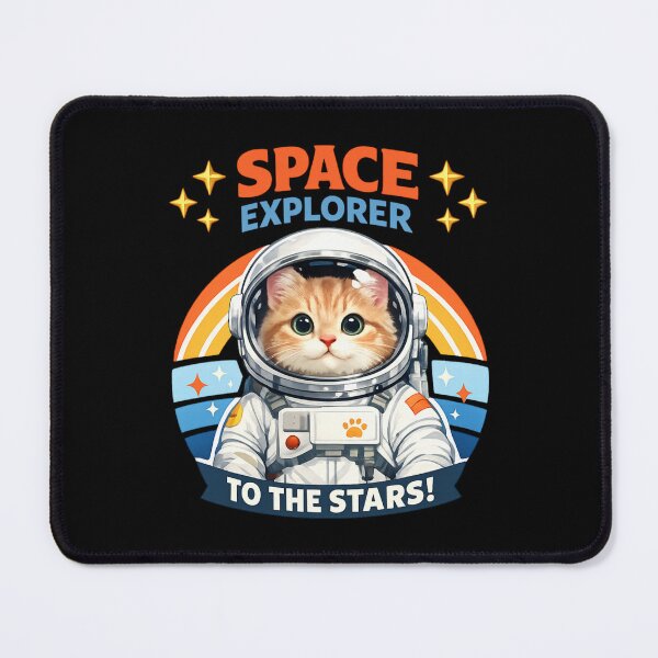 Item preview, Space Explorer Cat Design designed and sold by StyleBloomes.