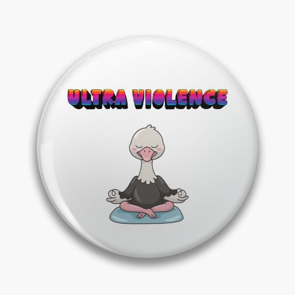 Item preview, Surreal Dark Humor Ostrich Violence Yoga designed and sold by Kerosene Design.