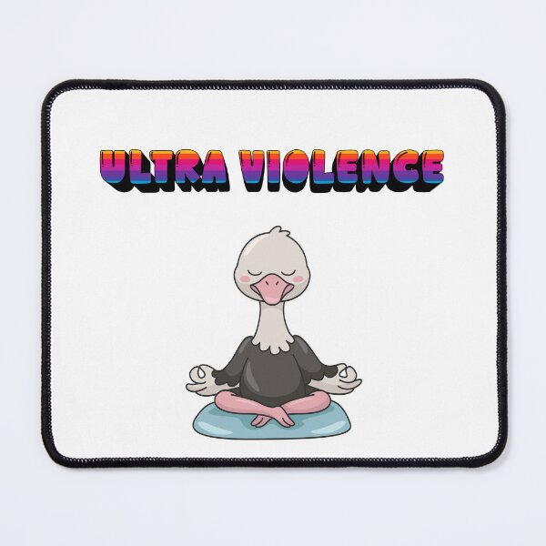 Item preview, Surreal Dark Humor Ostrich Violence Yoga designed and sold by Kerosene Design.