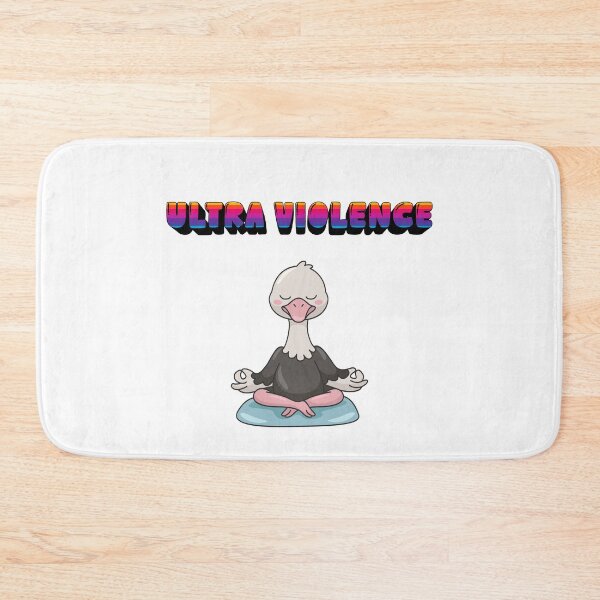 Item preview, Surreal Dark Humor Ostrich Violence Yoga designed and sold by Kerosene Design.