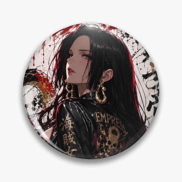 Item preview, Boa Hancock | Serpent Empress – Dark Gothic Anime Queen with Snakes | Fantasy Streetwear Art Print designed and sold by Dyan4.
