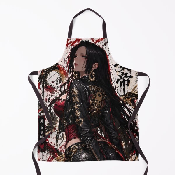 Item preview, Boa Hancock | Serpent Empress – Dark Gothic Anime Queen with Snakes | Fantasy Streetwear Art Print designed and sold by Dyan4.
