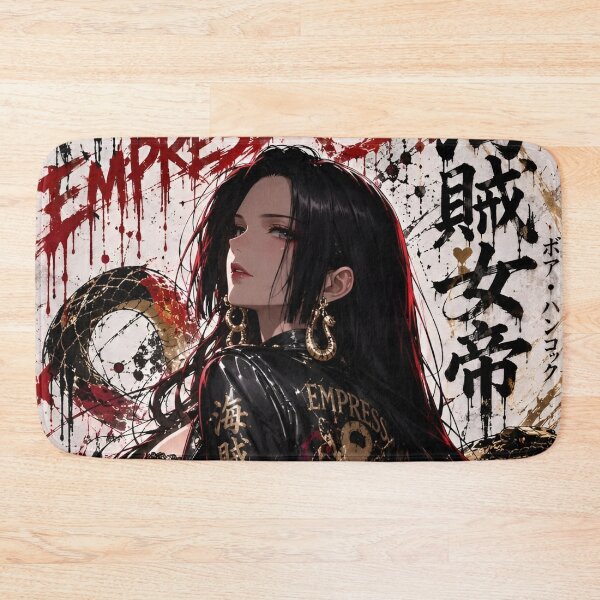 Item preview, Boa Hancock | Serpent Empress – Dark Gothic Anime Queen with Snakes | Fantasy Streetwear Art Print designed and sold by Dyan4.