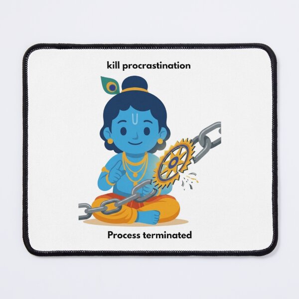 Item preview, kill procrastination | Linux Developer Sticker | Terminal Tech Humor designed and sold by BhaktiByte.