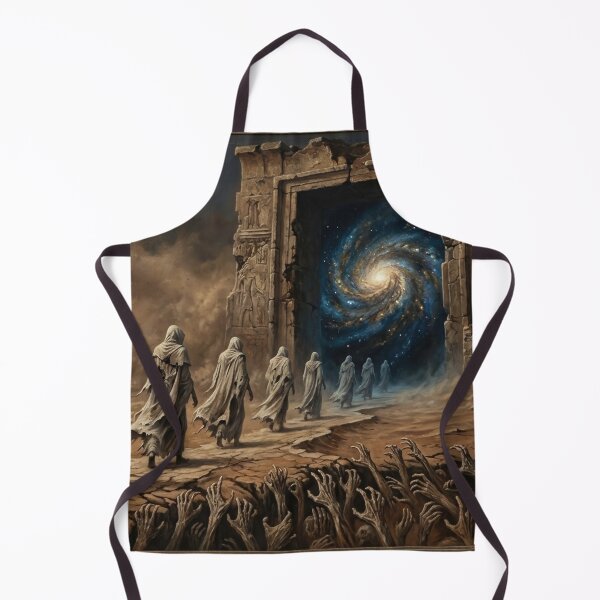 Item preview, Passage To The Cosmos Dark Surreal Oil Painting designed and sold by Tout-Puissant.
