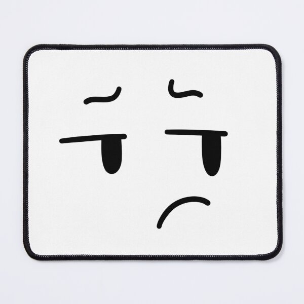 Item preview, Skeptical Unamused Face Minimalist Hand Drawn Doodle designed and sold by somimalikkk.