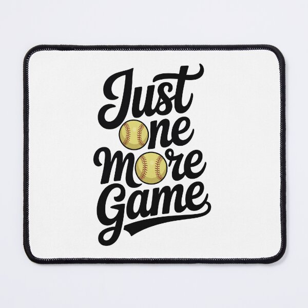 Item preview, Just One More Game softball designed and sold by jkrphoto.
