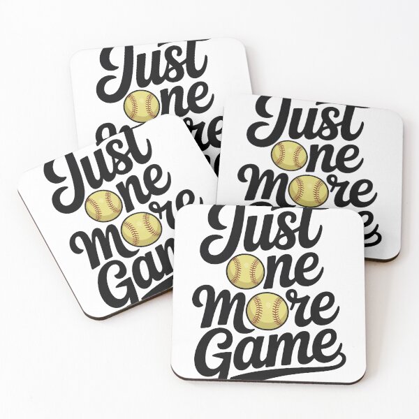 Item preview, Just One More Game softball designed and sold by jkrphoto.