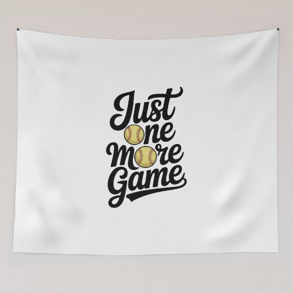 Item preview, Just One More Game softball designed and sold by jkrphoto.