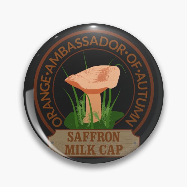 Item preview, Mushroom, saffron milk cap designed and sold by RedPoppyStudio.
