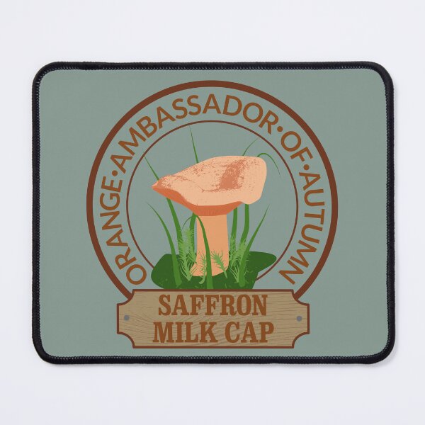 Item preview, Mushroom, saffron milk cap designed and sold by RedPoppyStudio.