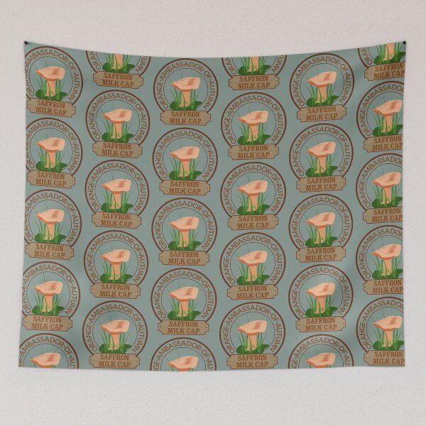 Item preview, Mushroom, saffron milk cap designed and sold by RedPoppyStudio.