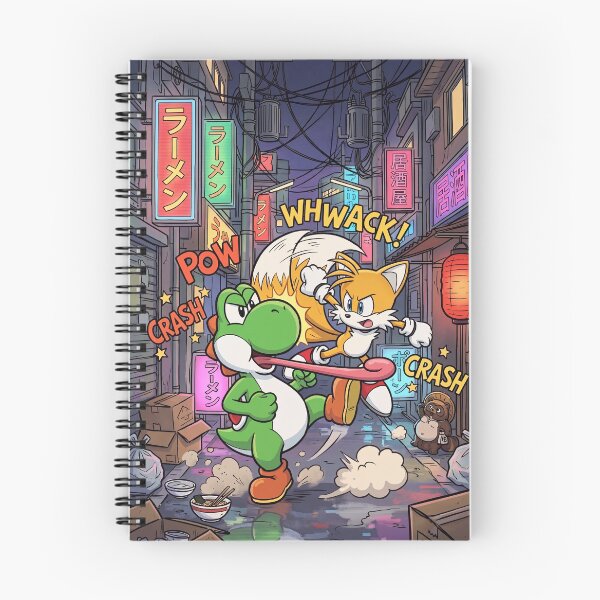Item preview, 'Back Alley Brawl' - Yoshi vs. Tails - Console Wars designed and sold by n-i-t-s.