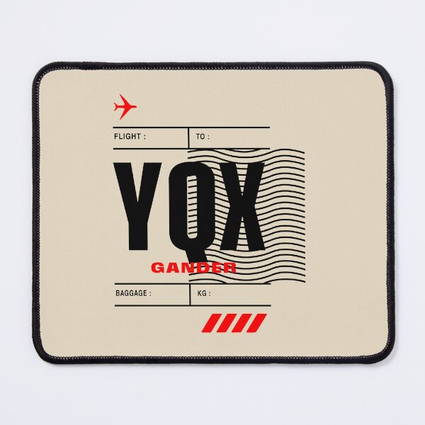 Item preview, GANDER YQX • BOLD CANADIAN AIRPORT TAG DESIGN designed and sold by VoglR.