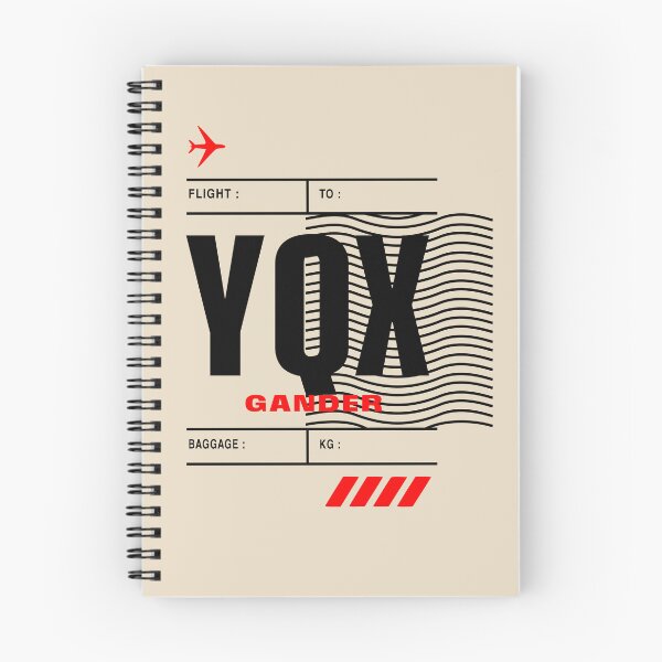 Item preview, GANDER YQX • BOLD CANADIAN AIRPORT TAG DESIGN designed and sold by VoglR.