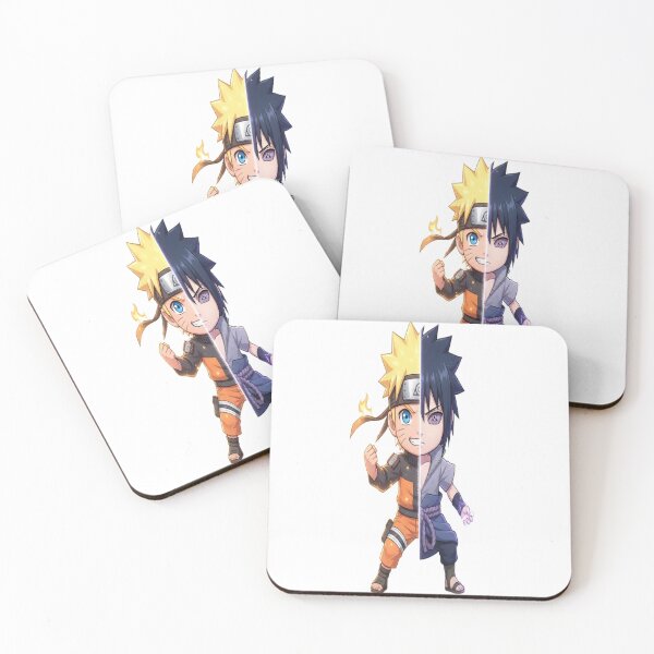 Item preview, Naruto & Sasuke Chibi Split Art designed and sold by AdityaShop18.