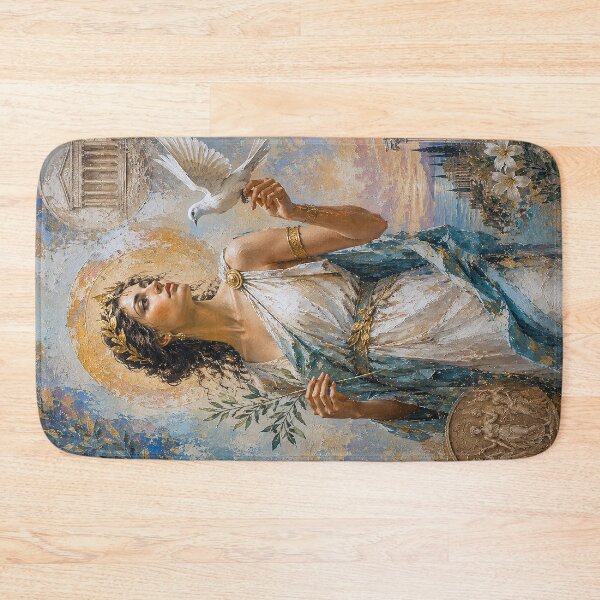 Item preview, Greek Goddess Eirene painting designed and sold by GalleryKauffeld.