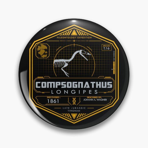 Item preview, Compsognathus longipes | Paleontology Expedition | Dinosaur Skeleton designed and sold by Grimtech Workshop.