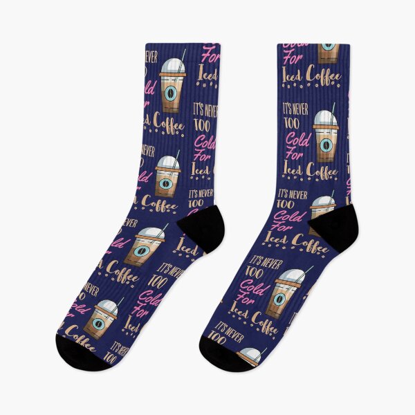 Item preview, It's Never Too Cold for Iced Coffee designed and sold by jaygo.
