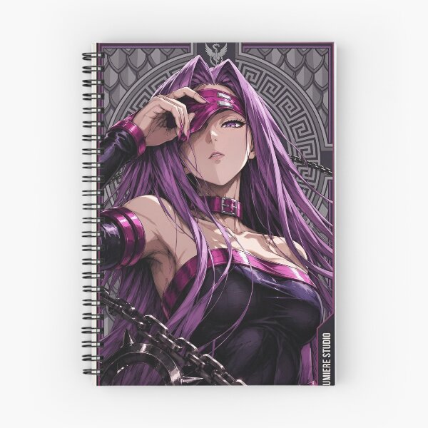 Item preview, Mystic Blindfold Warrior – Purple Gothic Fantasy Anime Style Art Print designed and sold by Dyan4.