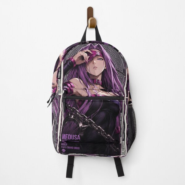 Item preview, Mystic Blindfold Warrior – Purple Gothic Fantasy Anime Style Art Print designed and sold by Dyan4.