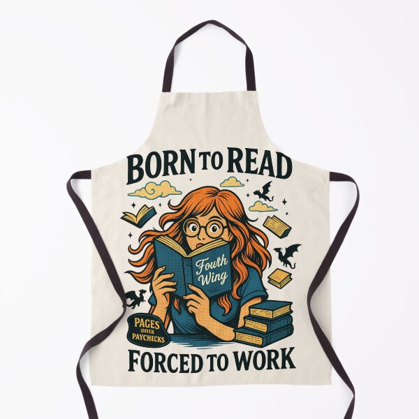 Item preview, Born To Read, Forced To Work - Pages Over Paychecks designed and sold by legendaryskins.