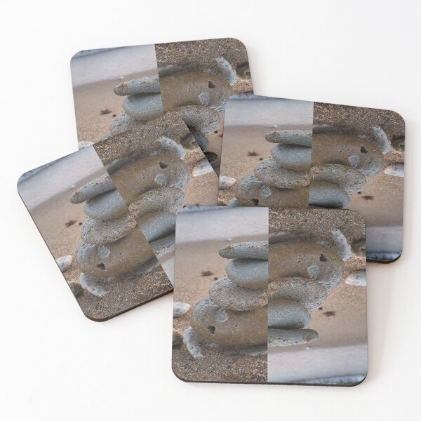 Item preview, Inverted Pebbles – Artistic Symmetry on the Beach. designed and sold by Catfcreations.