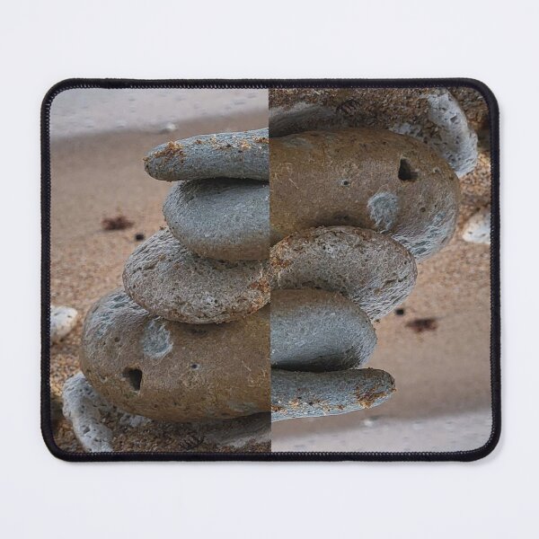 Item preview, Inverted Pebbles – Artistic Symmetry on the Beach. designed and sold by Catfcreations.