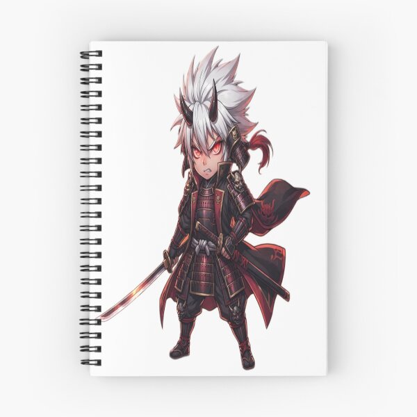 Item preview, Demon Samurai Chibi Warrior | Dark Fantasy designed and sold by AdityaShop18.