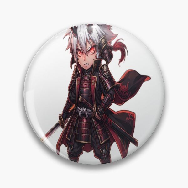 Item preview, Demon Samurai Chibi Warrior | Dark Fantasy designed and sold by AdityaShop18.