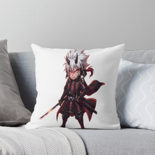 Item preview, Demon Samurai Chibi Warrior | Dark Fantasy designed and sold by AdityaShop18.