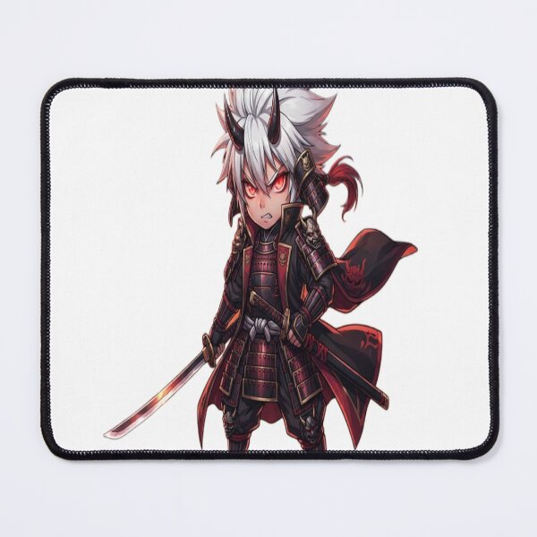 Item preview, Demon Samurai Chibi Warrior | Dark Fantasy designed and sold by AdityaShop18.