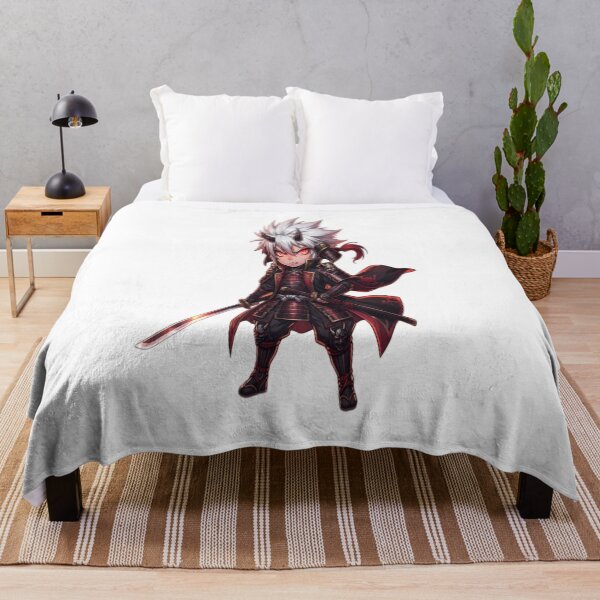 Item preview, Demon Samurai Chibi Warrior | Dark Fantasy designed and sold by AdityaShop18.