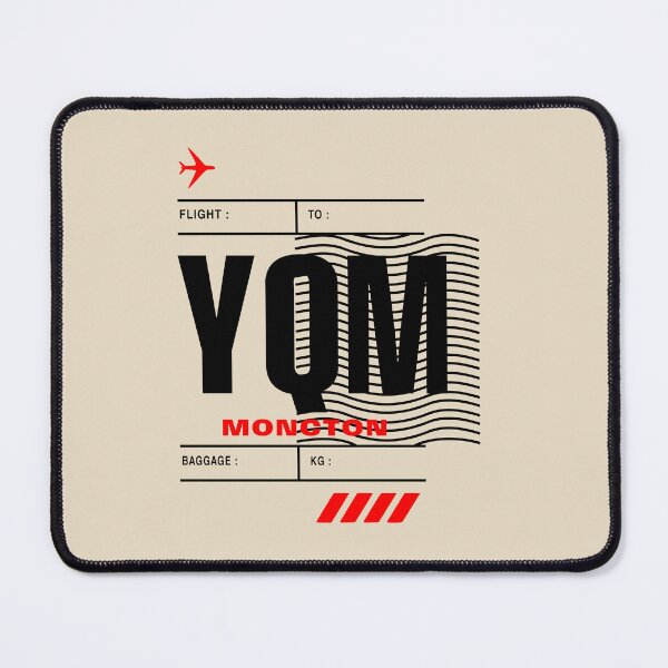 Item preview, MONCTON YQM • BOLD CANADIAN AIRPORT TAG DESIGN designed and sold by VoglR.