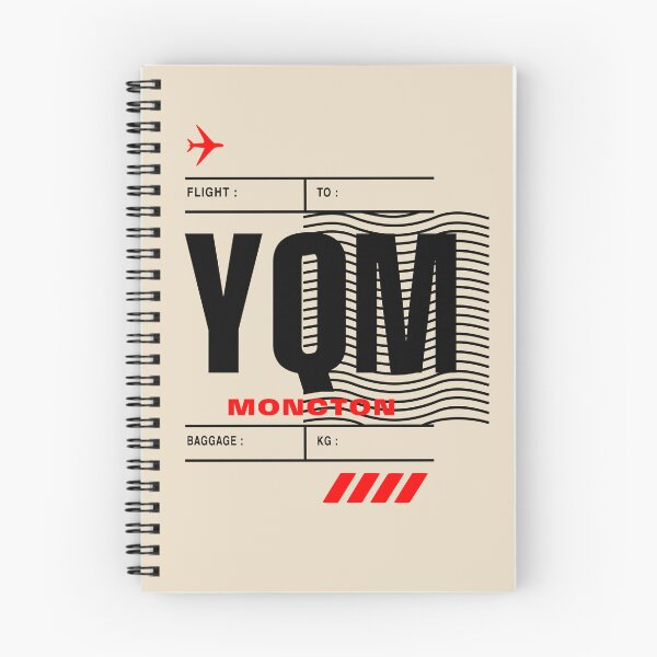 Item preview, MONCTON YQM • BOLD CANADIAN AIRPORT TAG DESIGN designed and sold by VoglR.