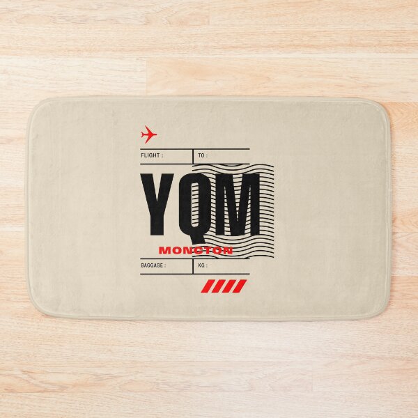 Item preview, MONCTON YQM • BOLD CANADIAN AIRPORT TAG DESIGN designed and sold by VoglR.